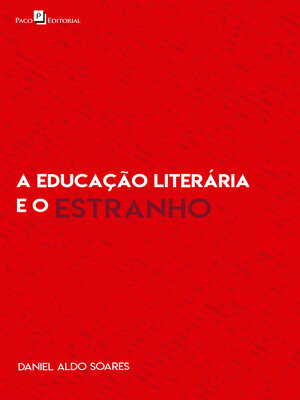 cover image of A educação literária e o estranho